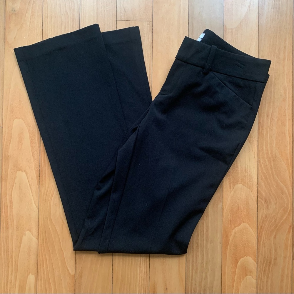 Merona Stretch Modern Black Boot Cut Dress Pant
